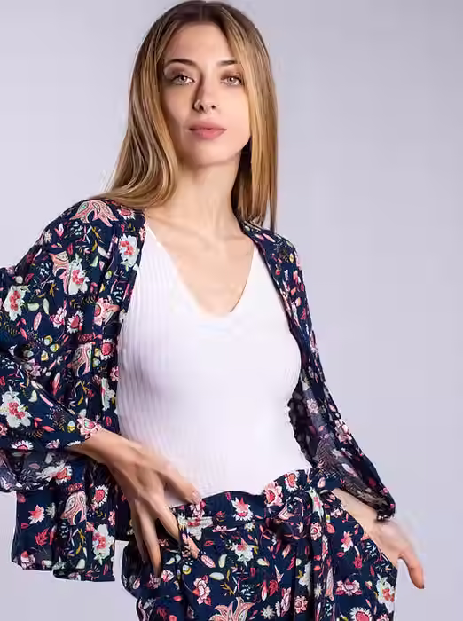 Miniatura: Kimono Corto Estampado