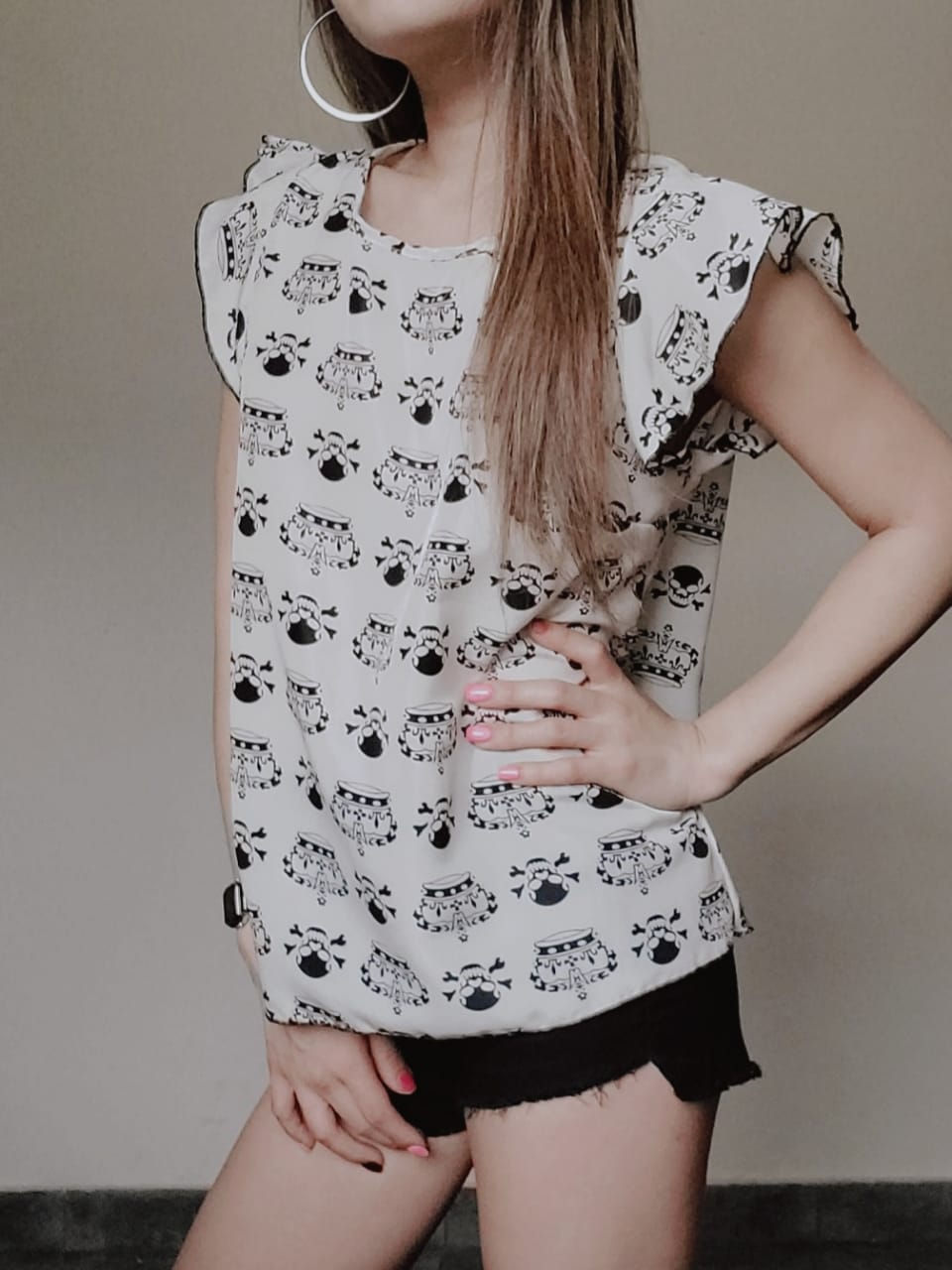 Miniatura: Blusa Paula Raso Estampado
