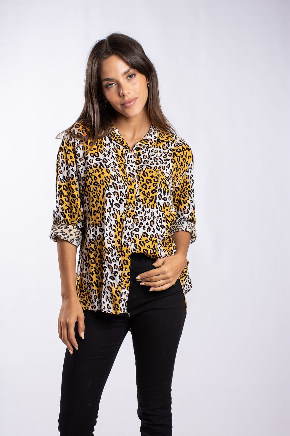 Miniatura: Camisa Clasica 3/4 Print
