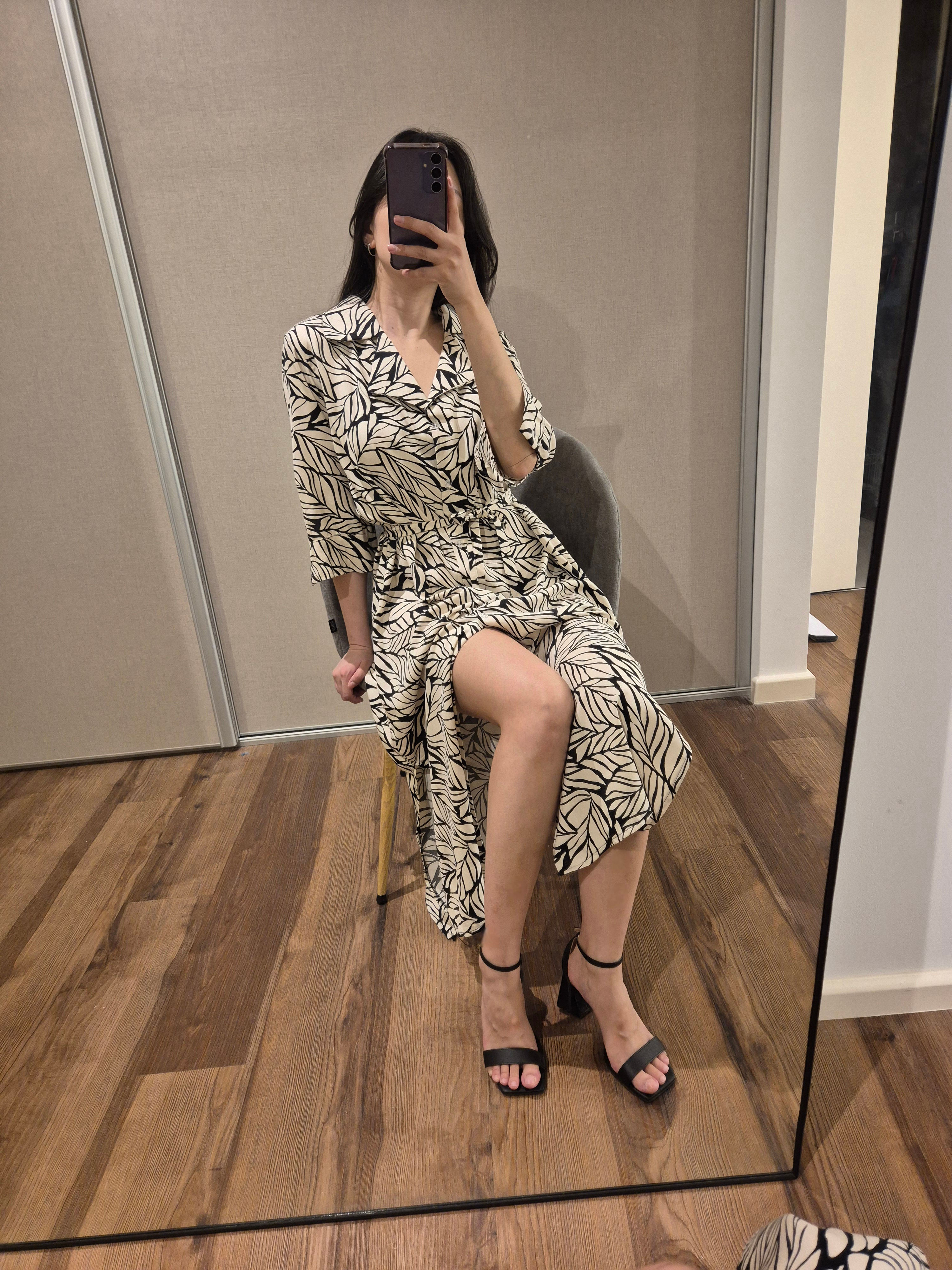 Vestido Londress Hojitas