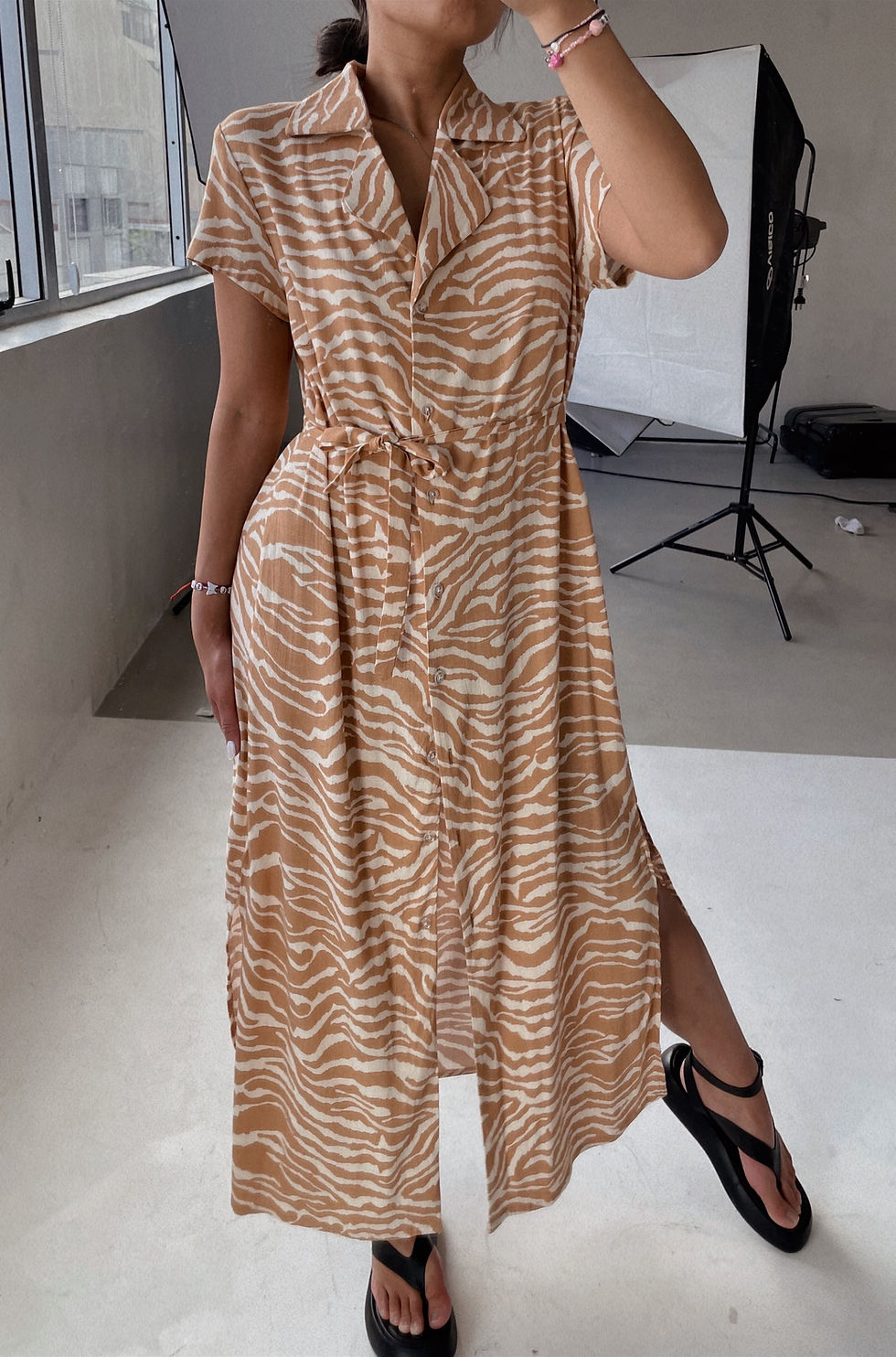 Miniatura: Vestido Londress M/C Lino Print