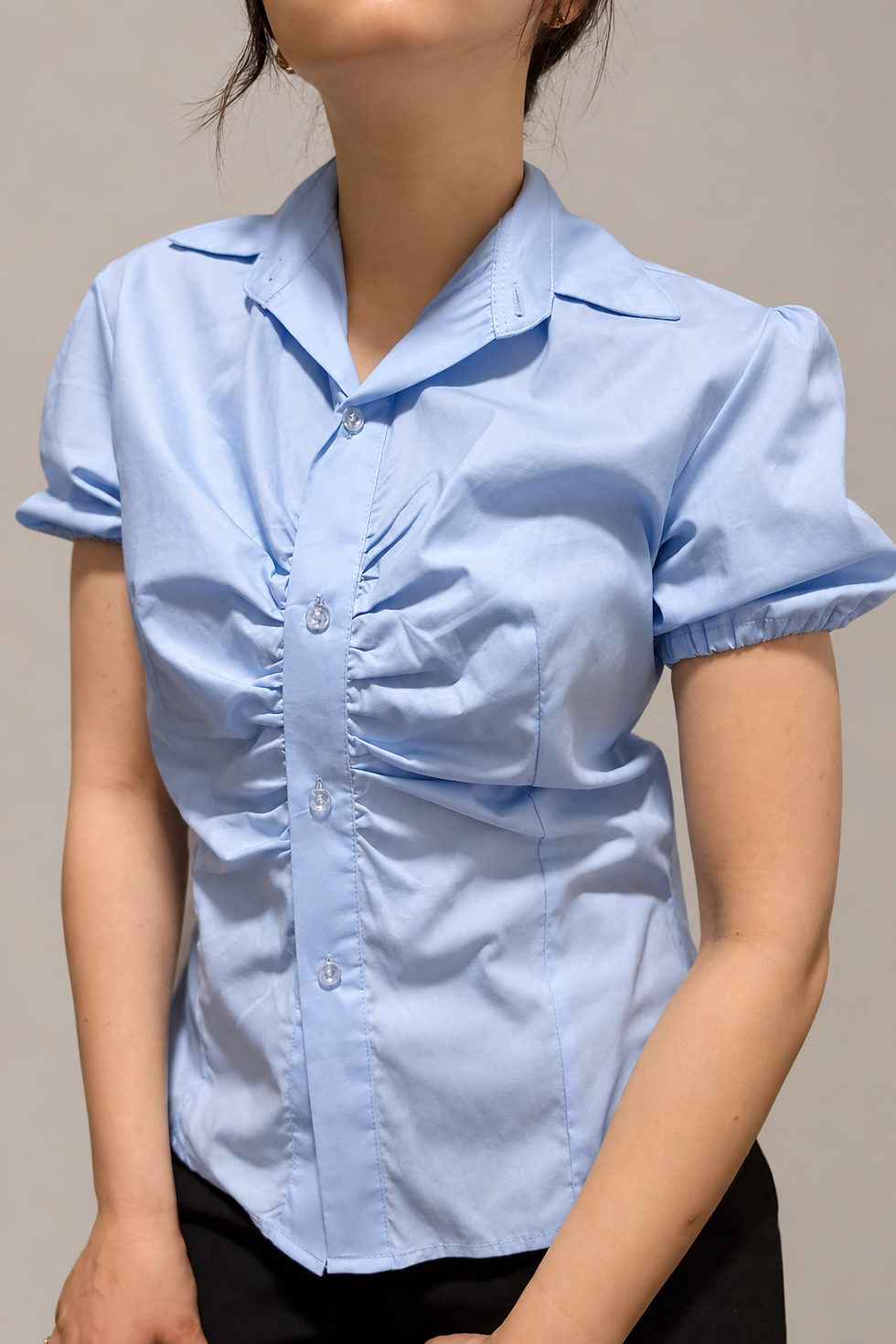 Miniatura: Camisa Frunce Manga Princesa