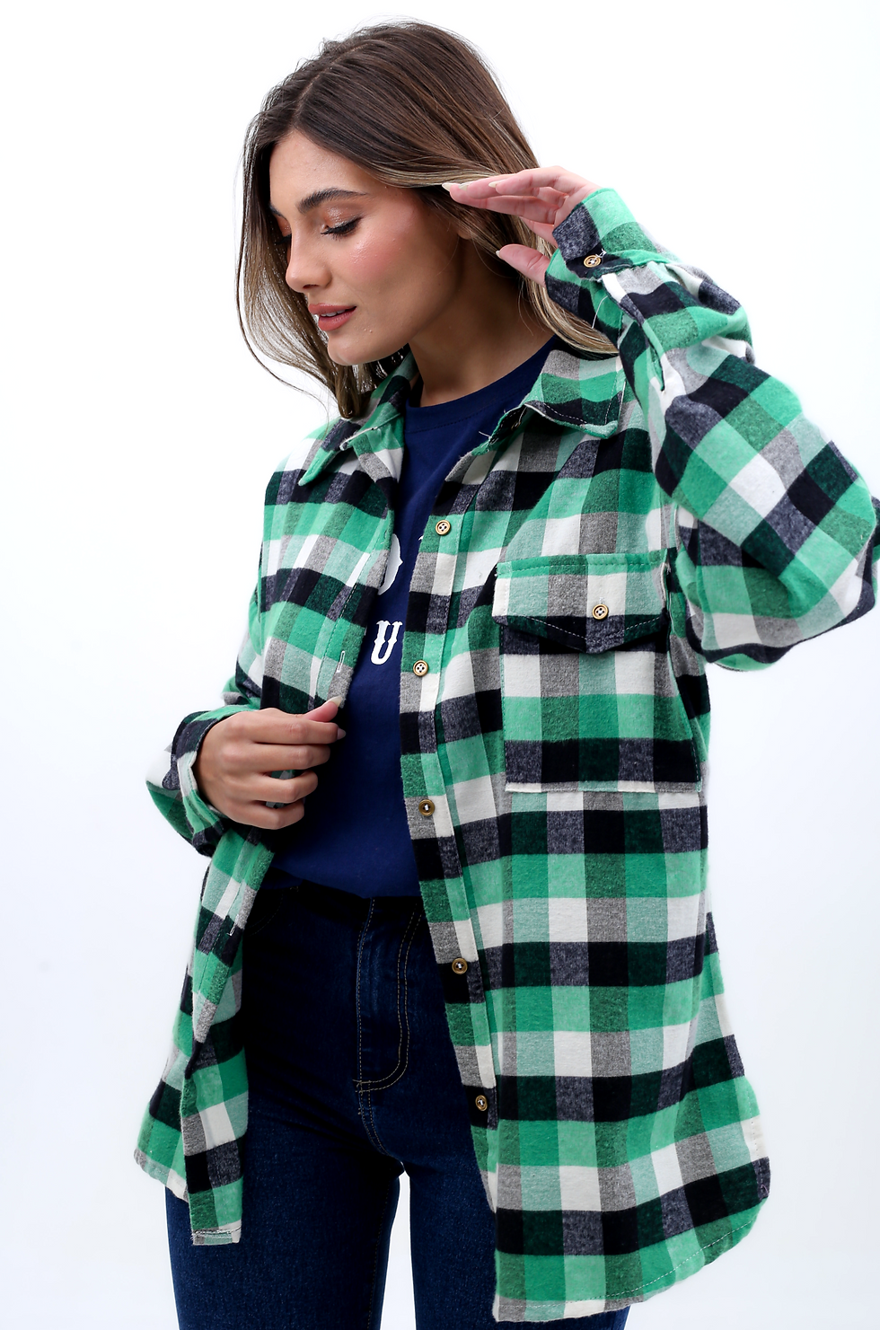 Miniatura: Camisa Oversize Leñadora Pilu