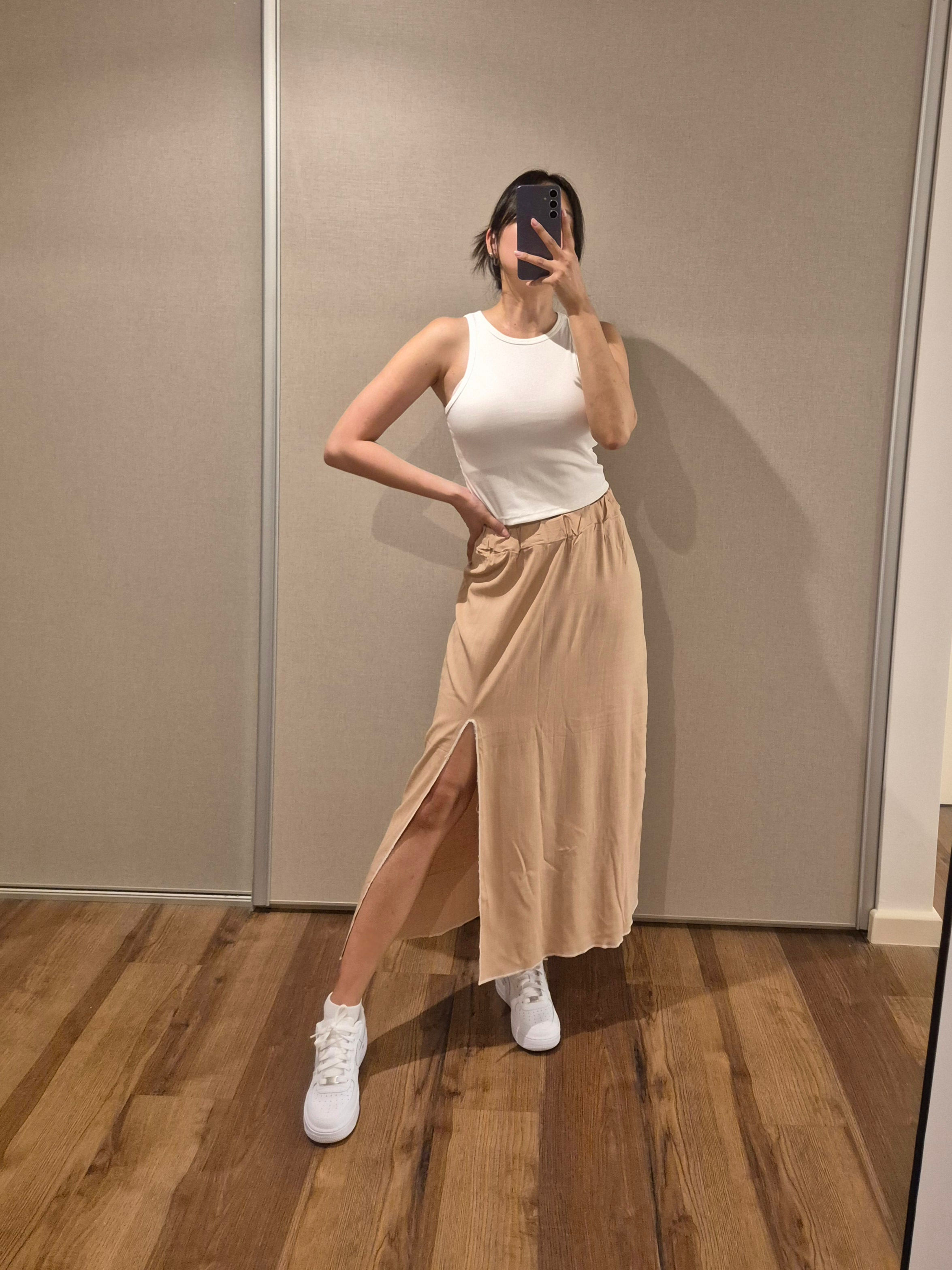 Pollera Harvey Lino Liso