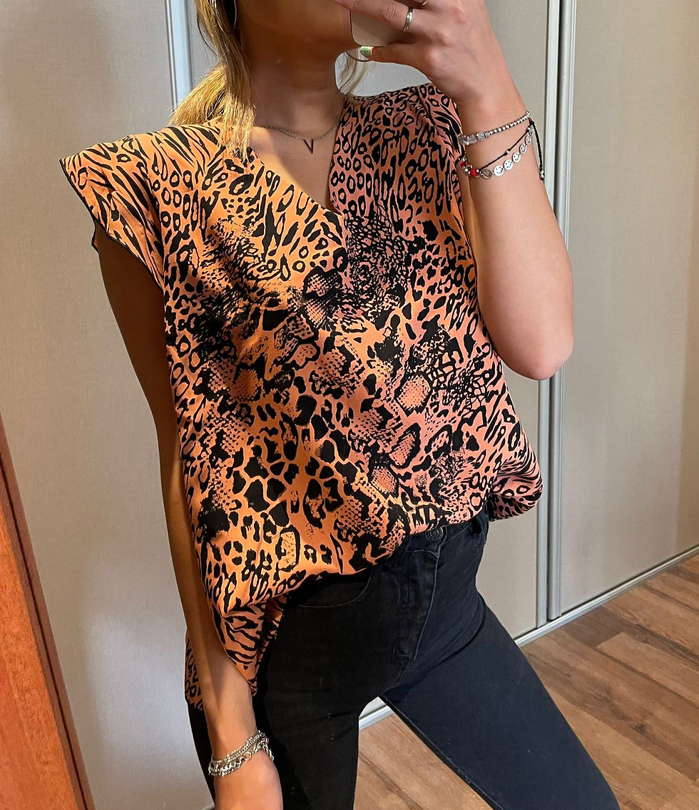 Miniatura: Blusa Paula V Fibrana Estampa