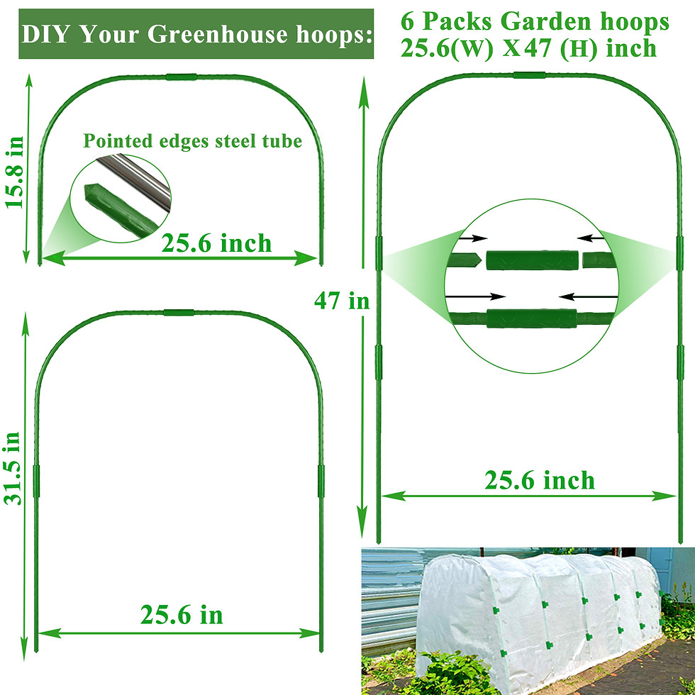 縮圖：Plant Covers Freeze Protection kit, Garden Fabric 10 x 30 Ft Frost Cloth Blanket