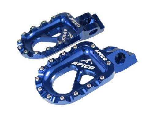 Thumbnail: APICO FORGED ALUMINIUM TRIALS FOOTRESTS -  BLACK, RED, TITANIUM OR BLUE