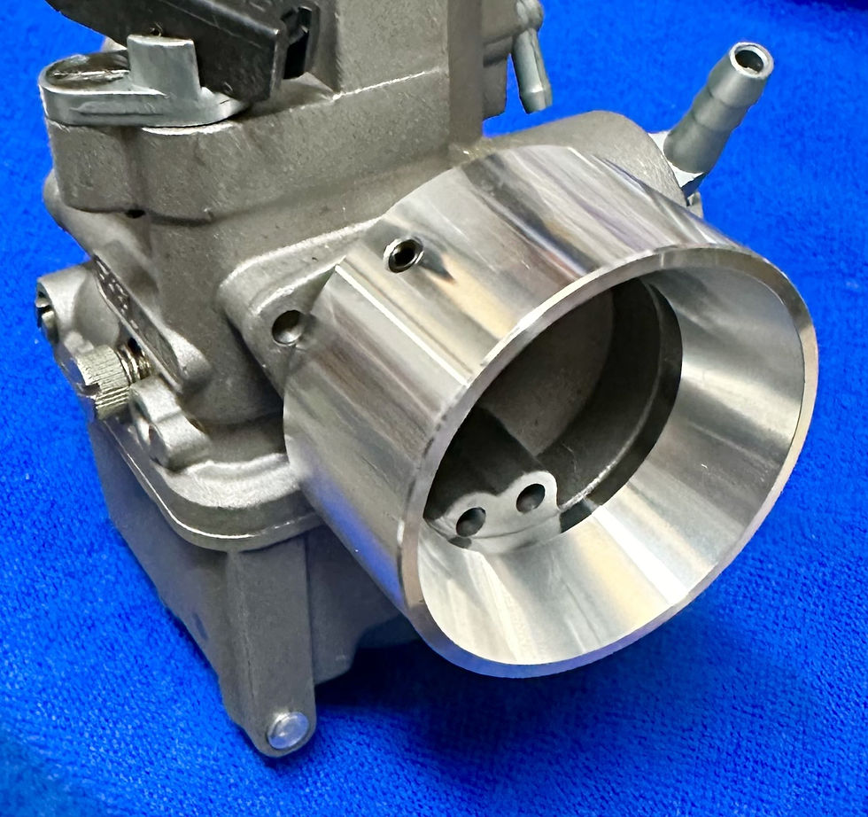 DELLORTO PHBL26BS ALUMINIUM REAR CARB ADAPTOR TRUMPET