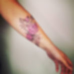 Tatouage Fleur lotus couleur