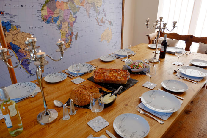 Sycamore Tree Barn Kitchen at Onnenfawr Leisure