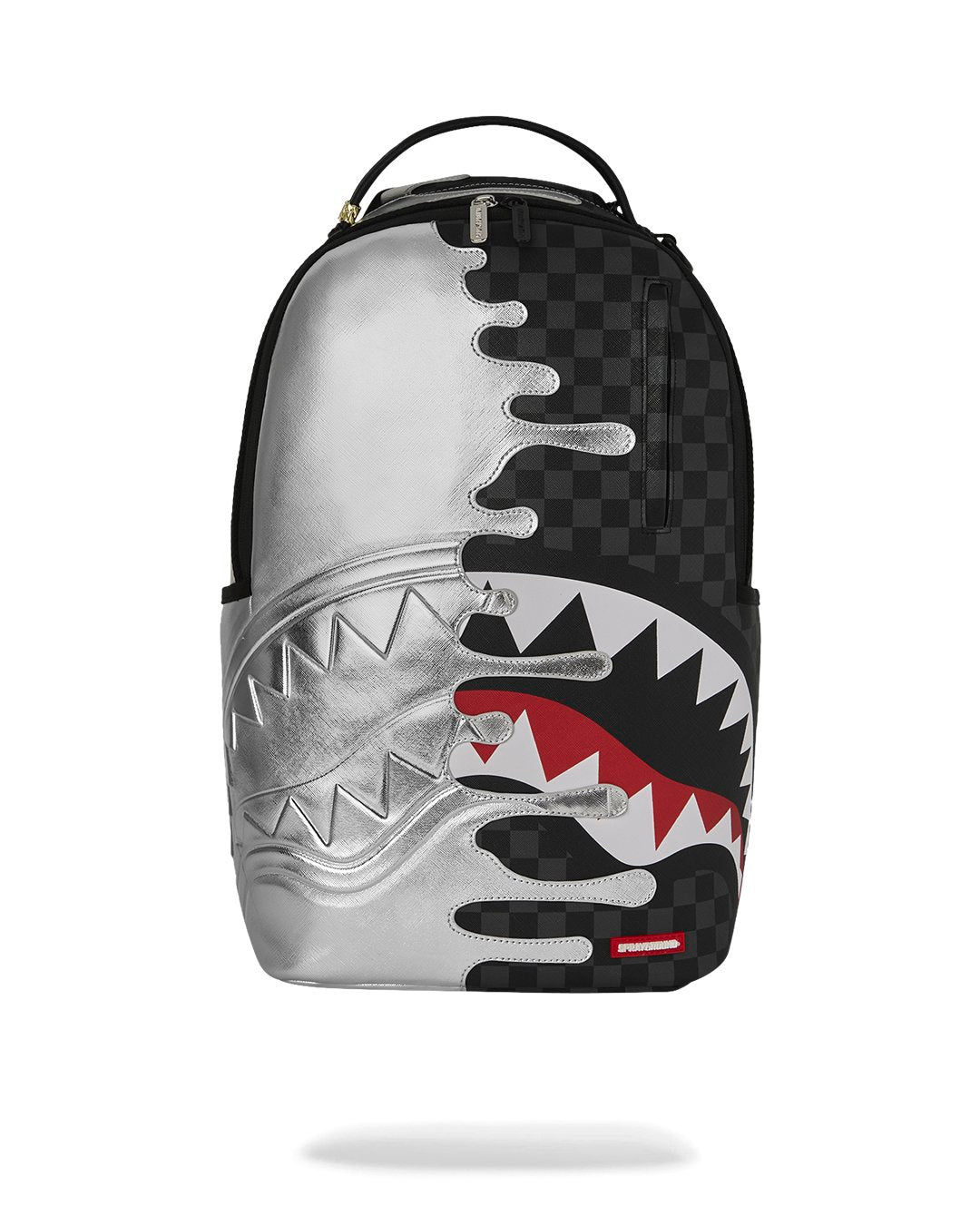 SILVER SIDE DRIP BLACK CHECK DLXSV BACKPACK