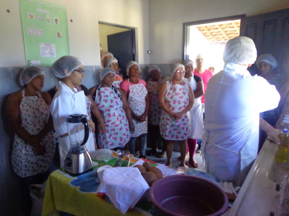 Oficina de beneficiamento de coco