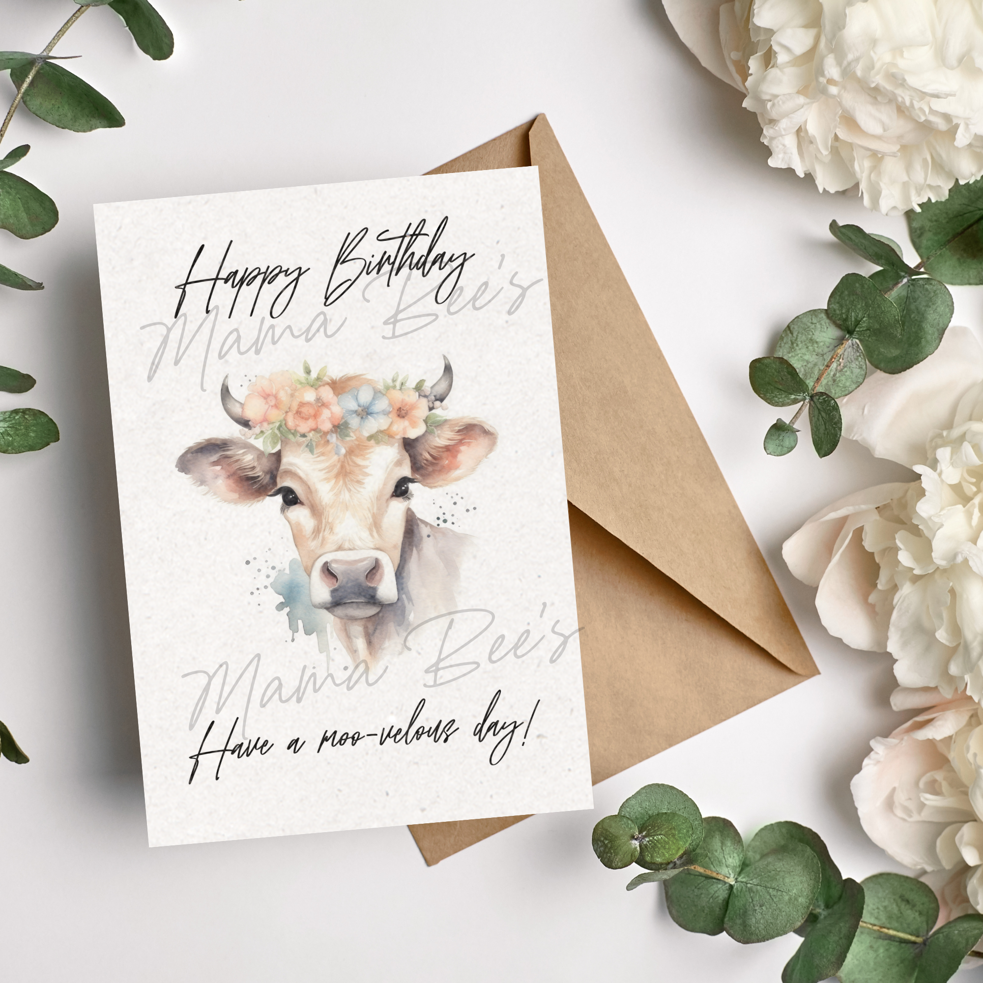 Moo-velous Day - Birthday Card