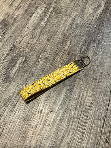 Yellow Petals Wristlet