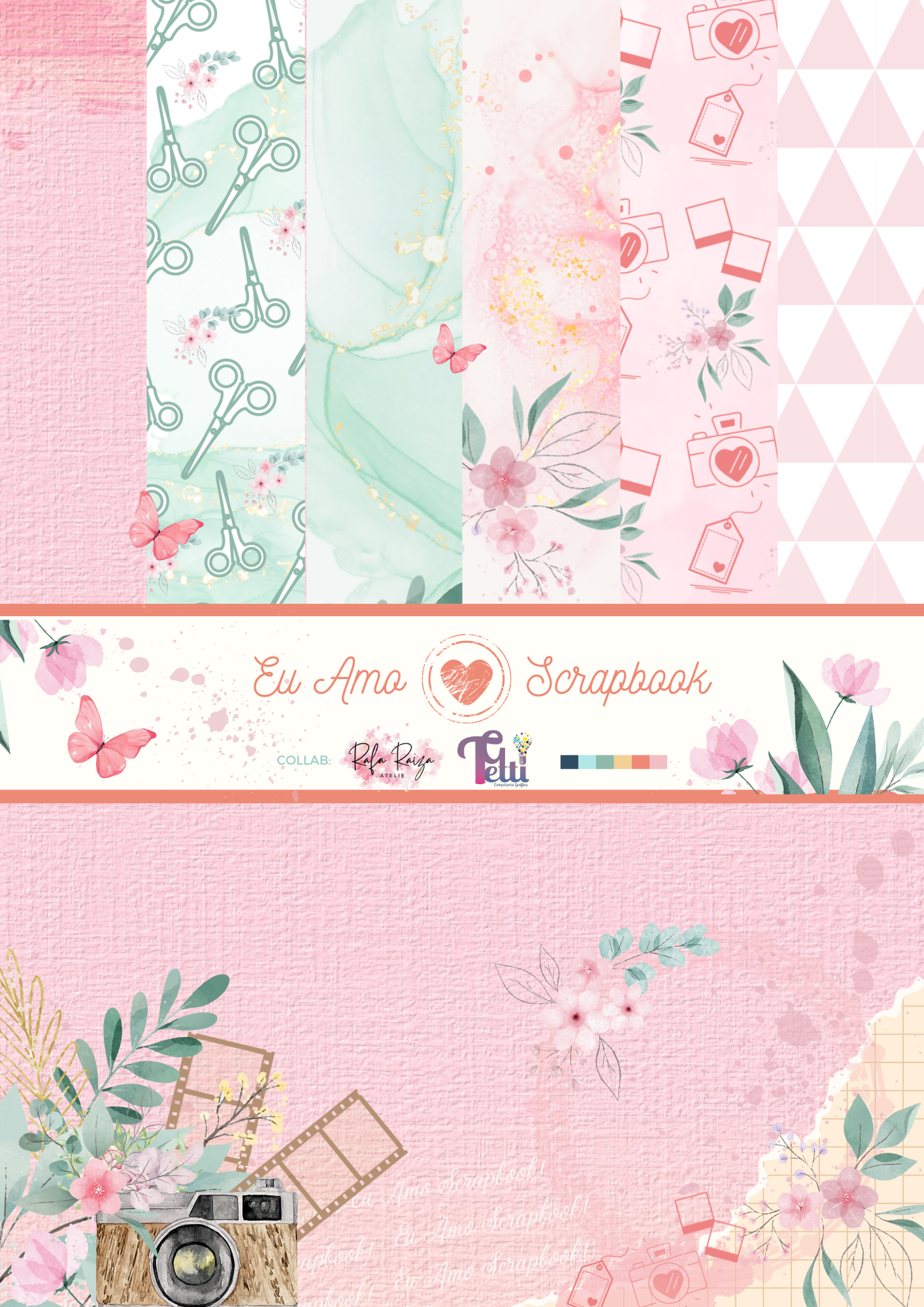 COLEÇÃO DIGITAL EU AMO SCRAPBOOK