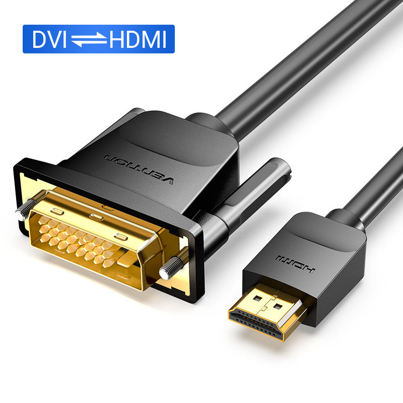 Vention HDMI to DVI Cable Bi-direction HDMI Male 24+1 DVI-D Male Adapter 1080P C