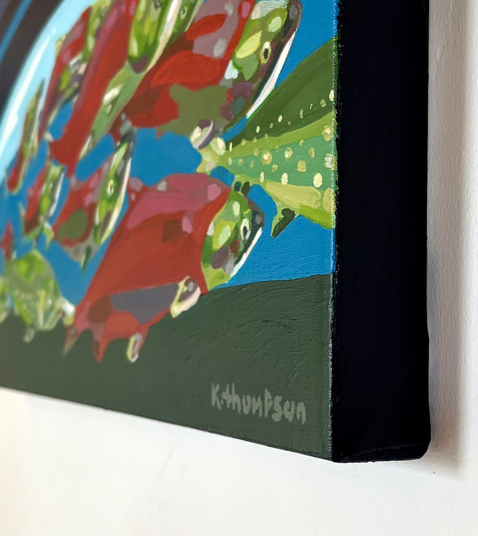 Thumbnail: Original : 'The River Keepers' 36" x 24"