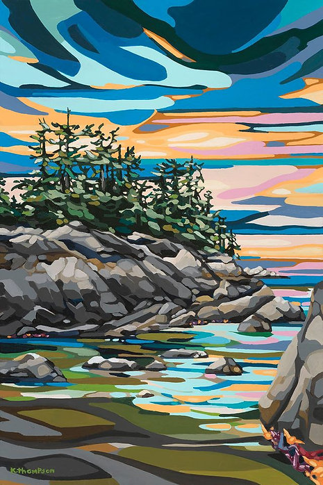 Original: 'Incoming Tide' 36" x 24"