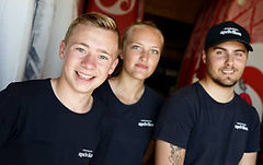 Three employes at Destination Apelviken