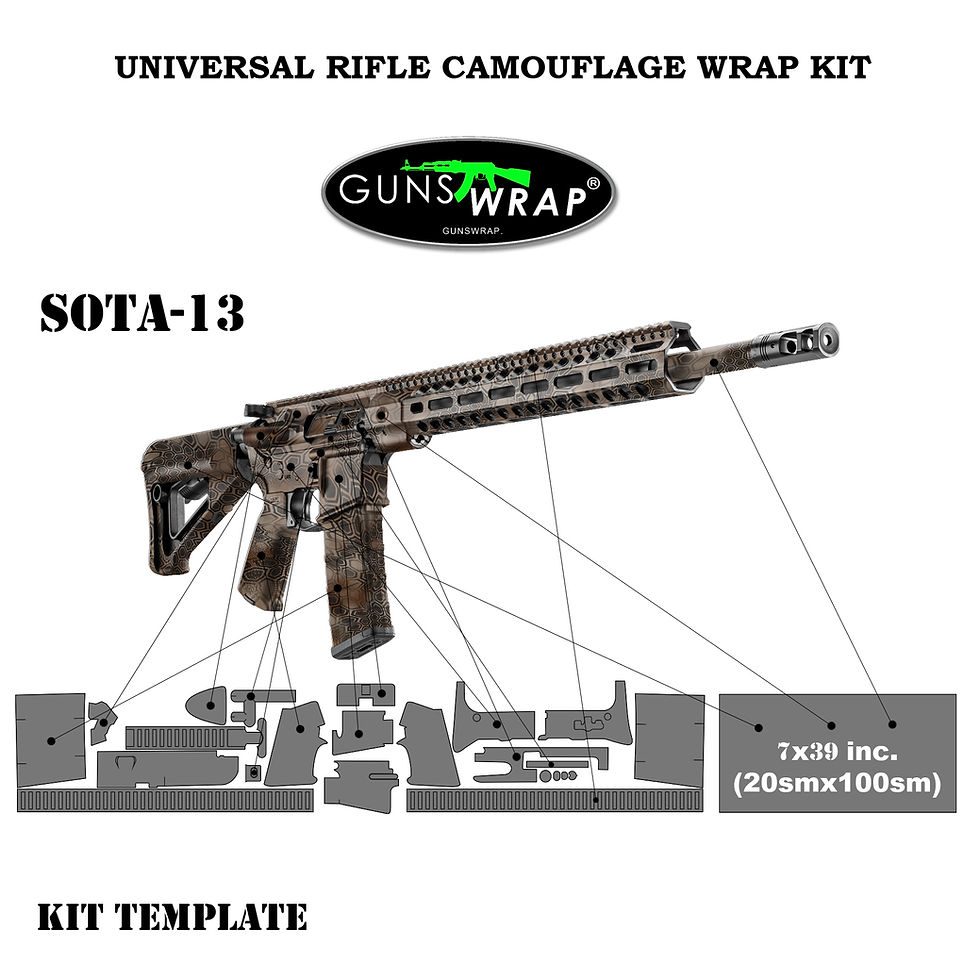 Miniatura: AR-15/M4 SKIN SOTA-13