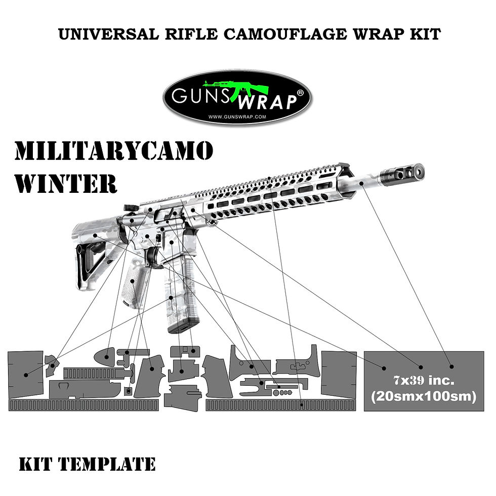 Thumbnail: AR-15/M4 SKIN WINTER