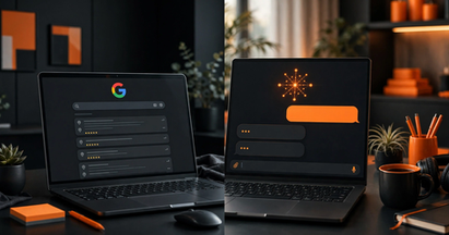 seo x geo diferenca entre google tradicional e resposta de ia generativa