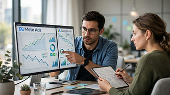 Agência de Tráfego Pago em Florianópolis, marketing, Google Ads, ChatGPT Ads, Meta Ads, ví