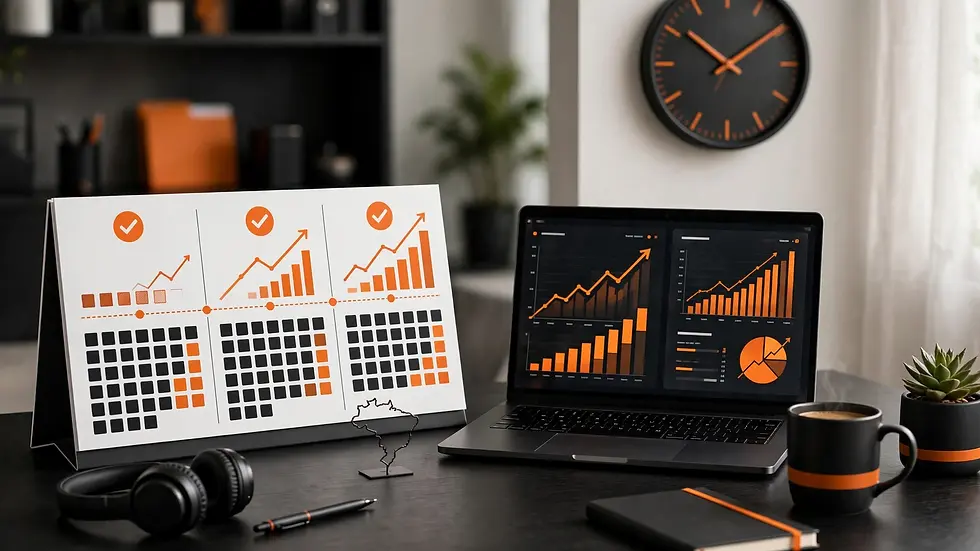 linha do tempo de resultados de trafego pago de 30 a 90 dias em home office