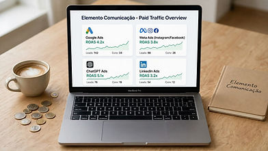 Agência de Tráfego Pago em Florianópolis, marketing, Google Ads, ChatGPT Ads, Meta Ads, ví