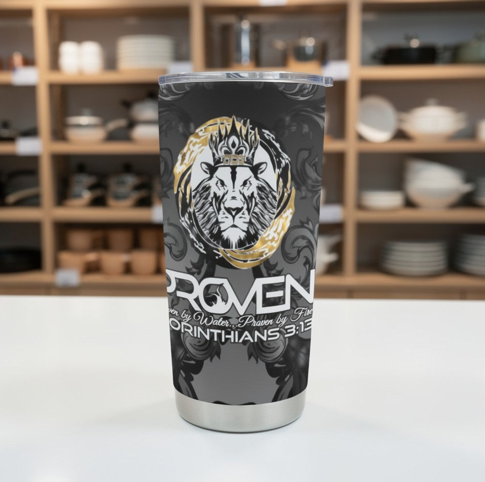 PROVEN 20oz. Black Tumbler