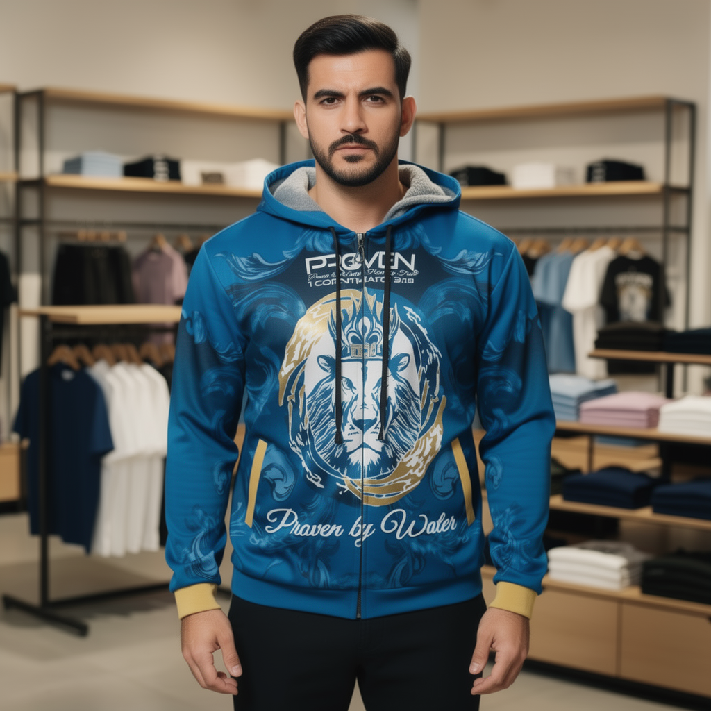 Men's PROVEN Blue Classic Hoodie