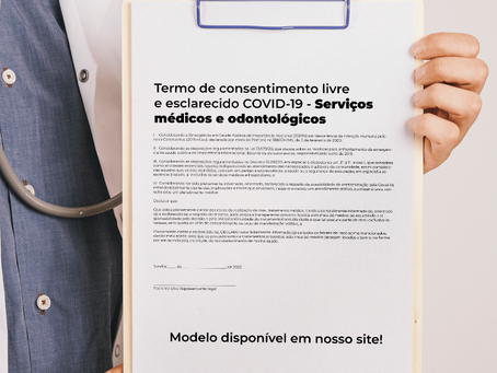 Modelo de Termo de consentimento livre e esclarecido – COVID19