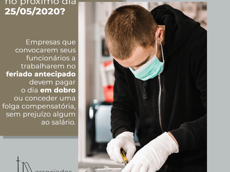 Trabalhar em feriado antecipado: como fica o pagamento dos salários?