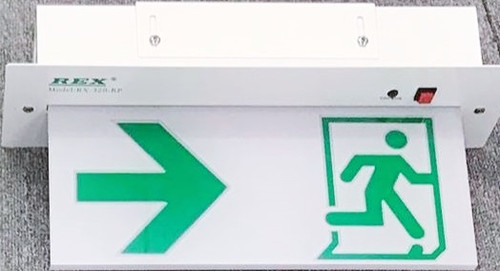 REX 暗裝出路水晶吊牌 REX LED Exit Sign Plate(Recess Mounted) | wahlaphk