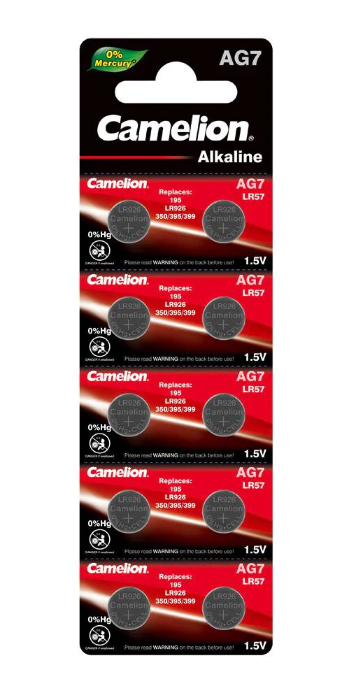 縮圖：勁獅王  (1.5V) 鹼性 鈕扣 電池/電芯 無汞(原盒) Camelion BUTTON CELLS ( ALKALINE AR/AG ) (BOX)