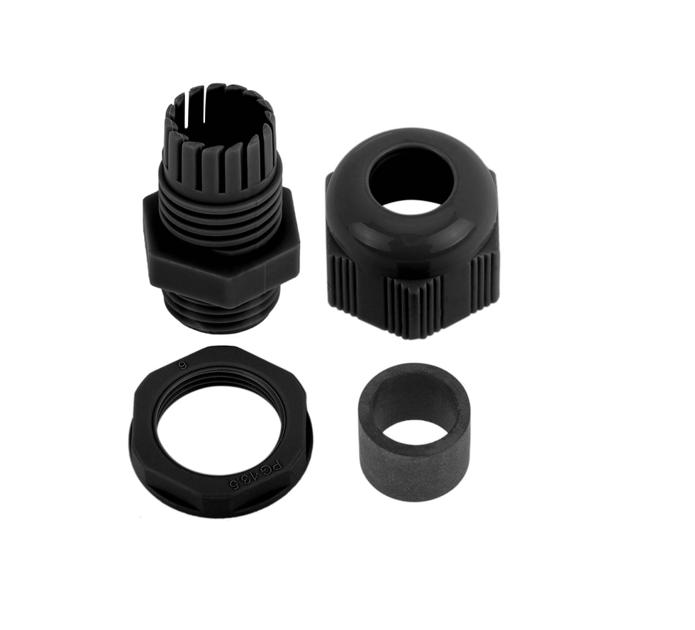 縮圖：電纜固定頭 防水膠索頭 連迫母 Plastic Cable Gland