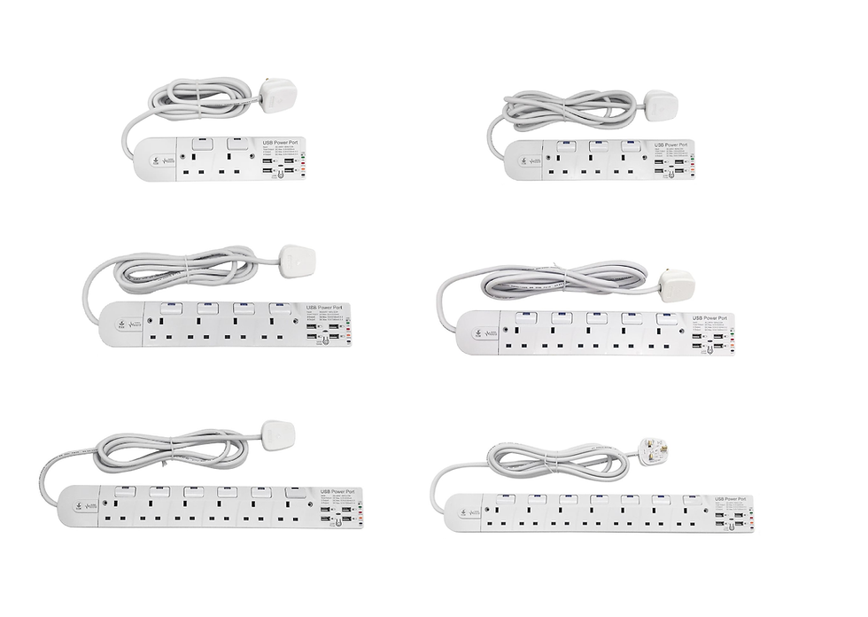 縮圖：豐葉USB定時充電拖扳 FYM USB Charger With Time Control