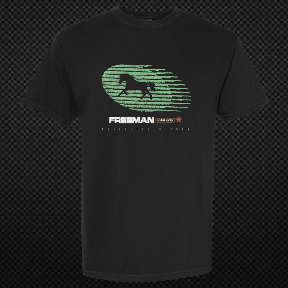 Thumbnail: FRAS 'MANE IN MOTION' BLACK TEE