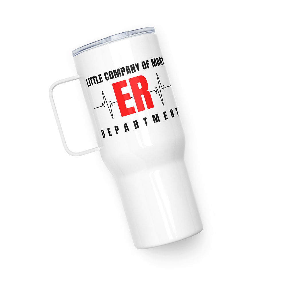 Thumbnail: Custom LCM Travel Mug with a Handle