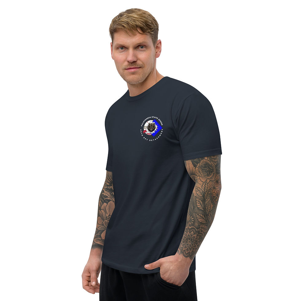 Thumbnail: CSG - 40th SPT Det T-shirt (Black and Navy Blue)
