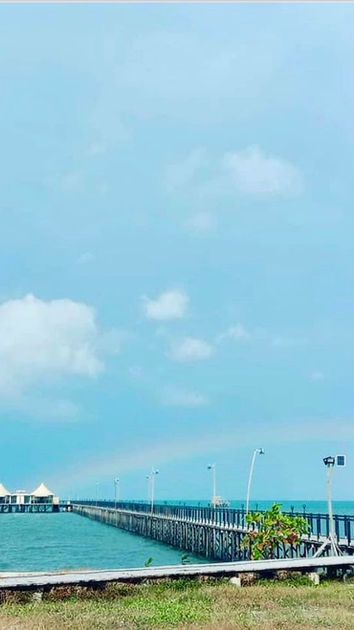 View from beach