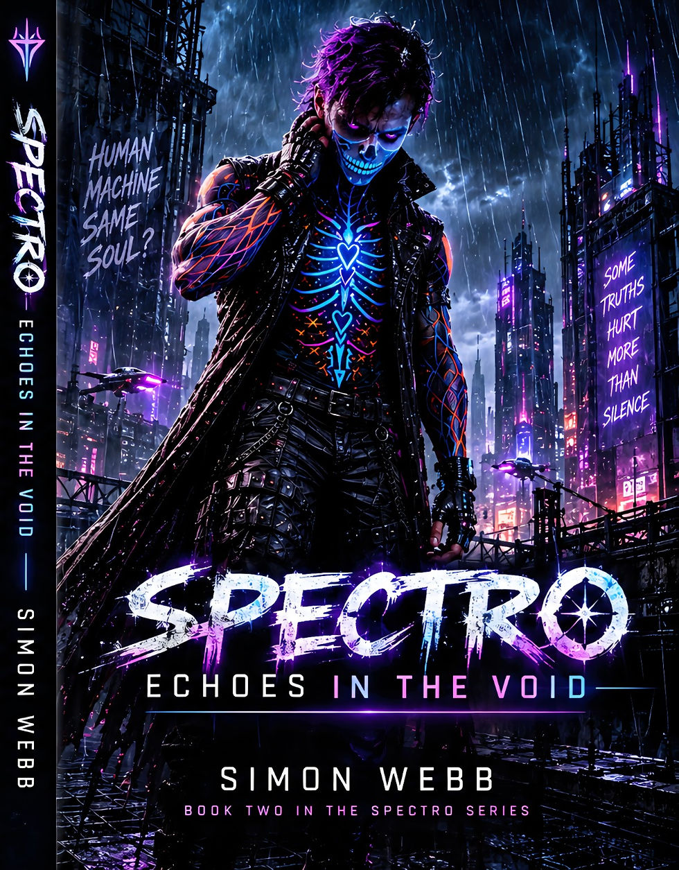 Spectro: Echoes in the Void book cover by Simon Webb
