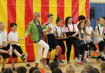 Education Under the Big Top at Melissa Jones Elementary School