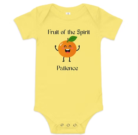 Baby Fruit of the Spirit Patience Onesie