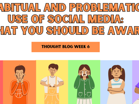 Habitual and problematic use of social media: What you should be aware