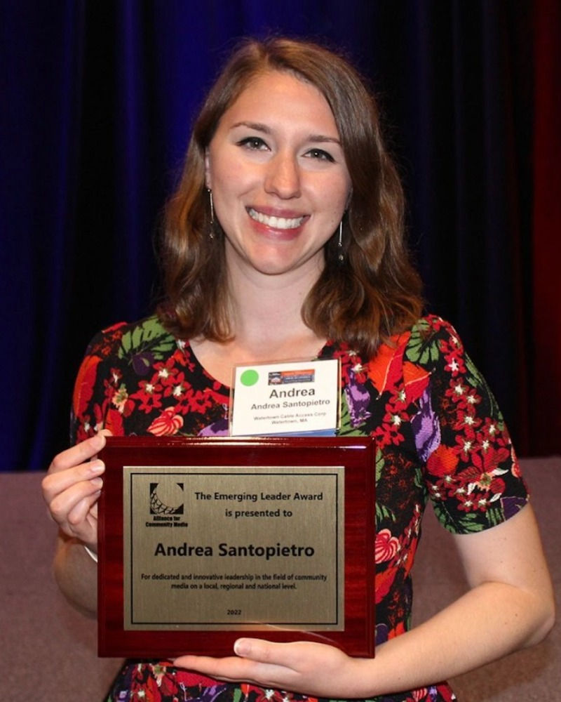 Andrea Santopietro - Emerging Leader, Alliance for Community Media - 2022