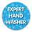 Thumbnail: 40mm Dia Reward Sticker 'Expert Hand Washer'