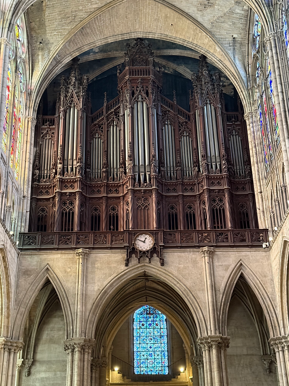 The magnificent organ was inaugurated in 1841