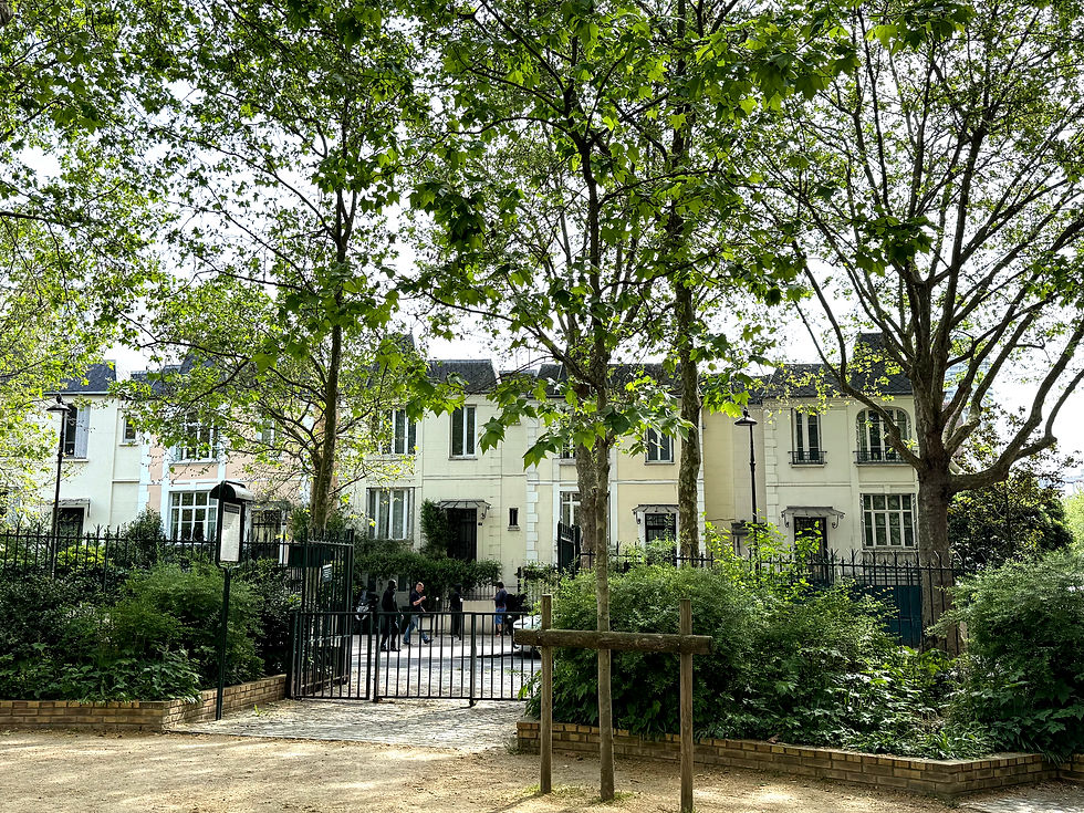 Homes surrounding the square