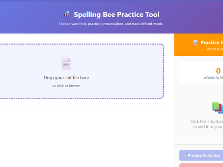 Spelling Bee Practice Tool